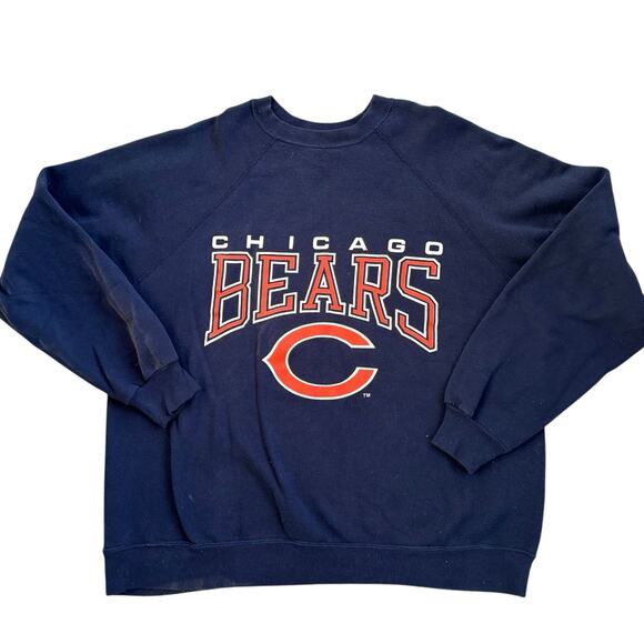 Vtg 1980s Chicago Bears Sweatshirt NFL Football Team Sports Athletic Artex Sz XL - Picture 1 of 7
